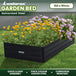 Buy Wallaroo 150 x 90 x 30cm Galvanized Steel Garden Bed - Black discounted | Products On Sale Australia