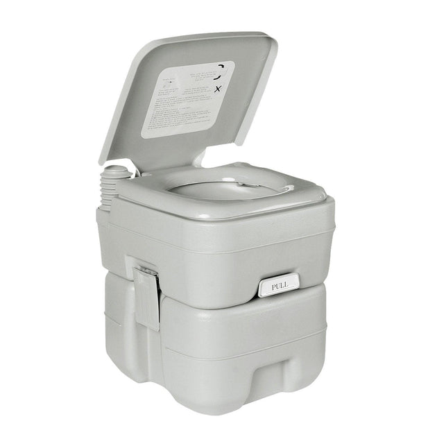 Buy Wallaroo 20l Camping Portable Toilet Press Flush Pump | Products On Sale Australia