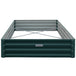 Buy Wallaroo Garden Bed 240 x 120 x 30cm Galvanized Steel - Green discounted | Products On Sale Australia