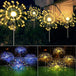 Buy Warm White Fireworks 120 LED Fairy String Lights Starburst Solar Xmas Garden Night Lamp Hot NEW discounted | Products On Sale Australia