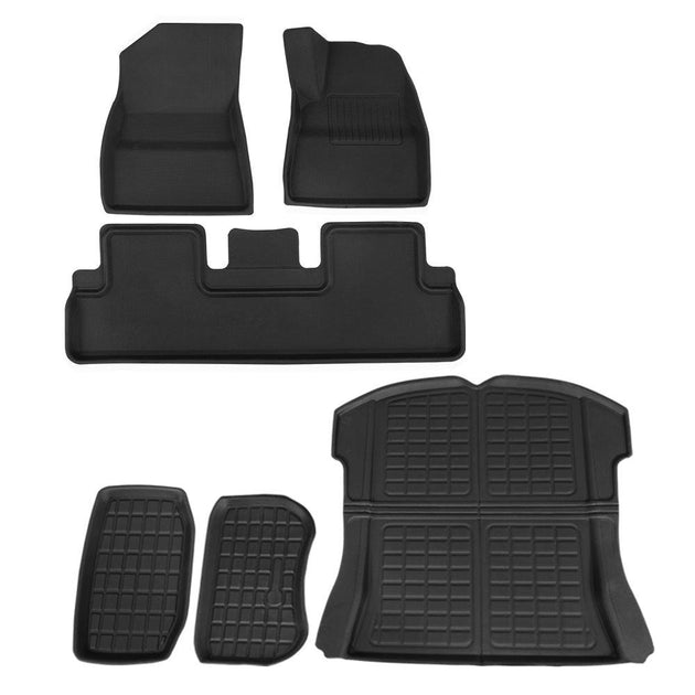 Buy Weisshorn Car Rubber Floor Mats for Tesla Model 3 Trunk Toolbox Cargo Mat Carpet | Products On Sale Australia