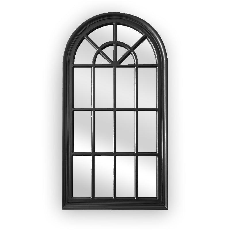 Buy Window Style Mirror - Black Arch 70 CM x 130 CM discounted | Products On Sale Australia