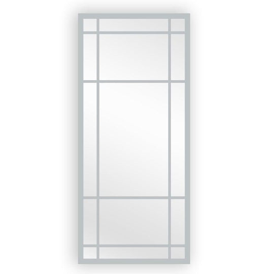 Buy Window Style Mirror Full Length - White 80 CM x 180 CM discounted | Products On Sale Australia