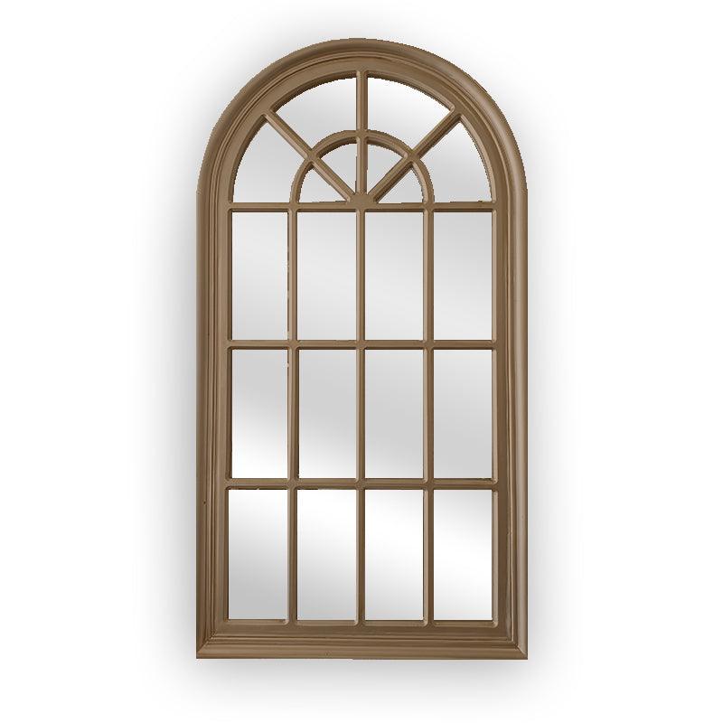 Buy Window Style Mirror - Taupe Arch 70 CM x 130 CM discounted | Products On Sale Australia