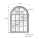 Buy Window Style Mirror - White Arch 100 CM x 150 CM discounted | Products On Sale Australia