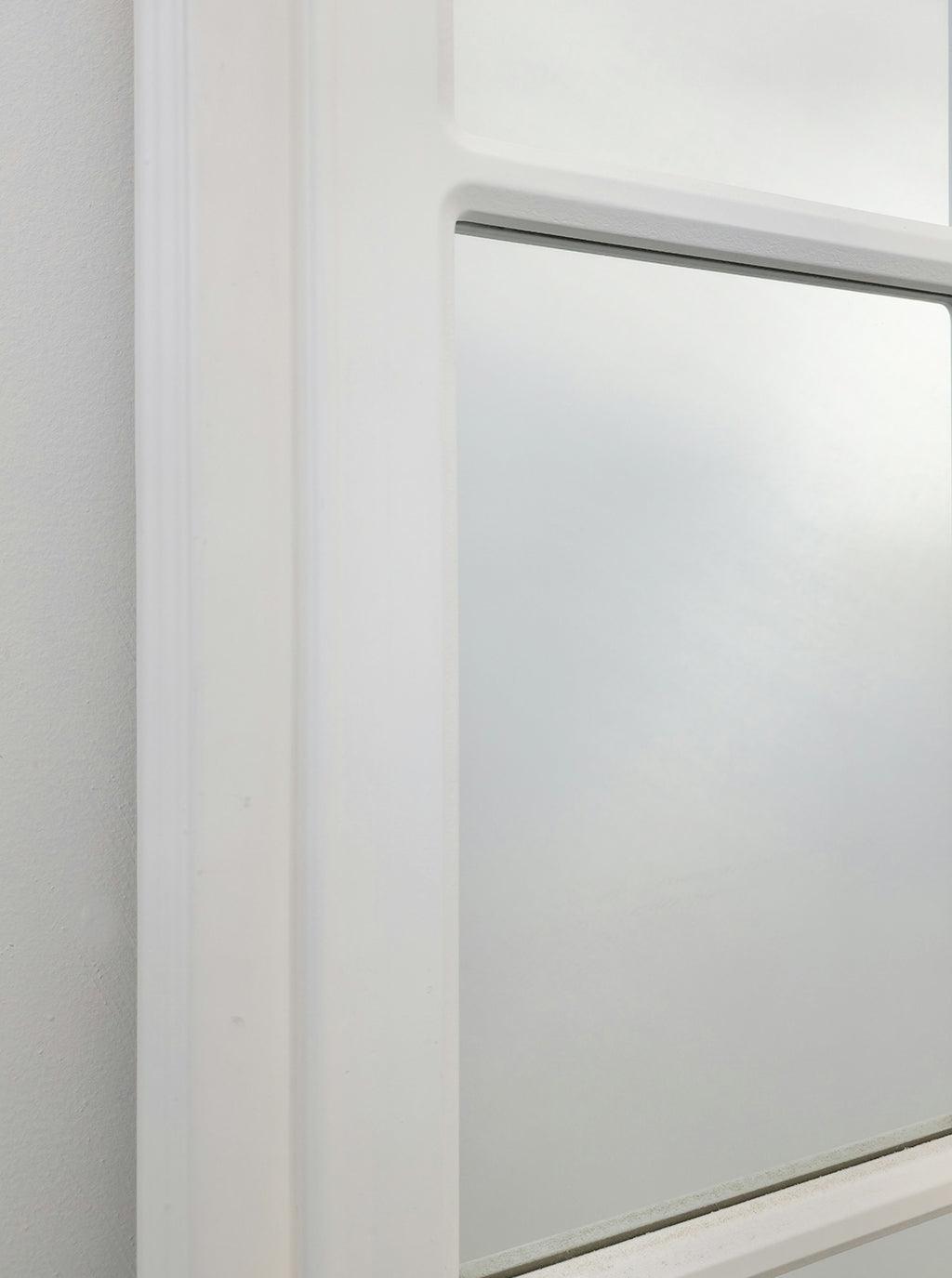 Buy Window Style Mirror - White Arch 100 CM x 150 CM discounted | Products On Sale Australia