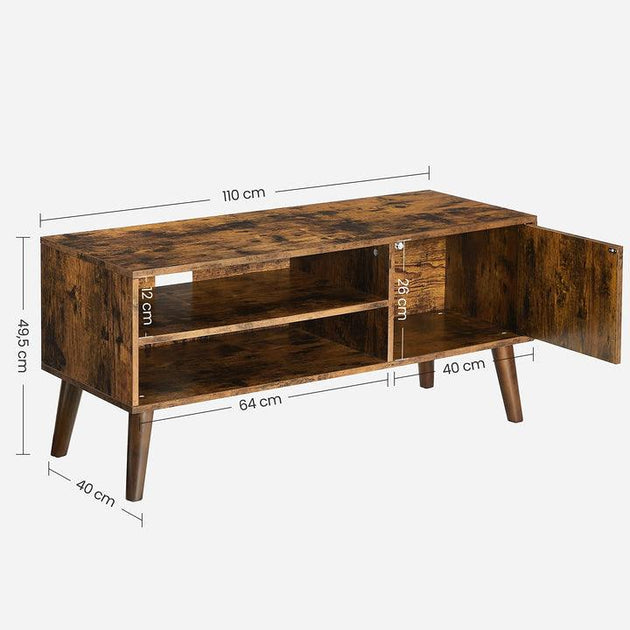Wooden Look TV Console Stand With Storage Shelf & Cupboard Products On Sale Australia | Furniture > Living Room Category