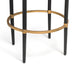 Buy Wooden Round Gold Black Side Table with Finial Legs discounted | Products On Sale Australia