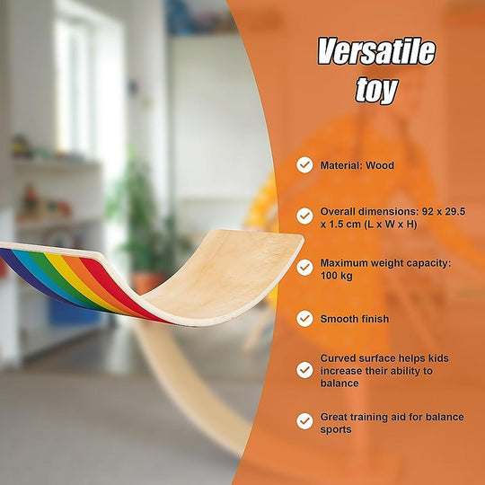 Buy Wooden Wobble Balance Board for Kids Toddlers Adults discounted | Products On Sale Australia