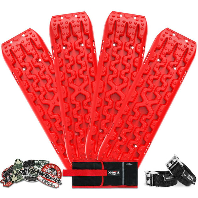 X-BULL 2 Pairs Recovery tracks Sand Mud Snow 4WD / 4x4 ATV Offroad Stronger Gen 3.0 - Red Products On Sale Australia | Auto Accessories > Auto Accessories Others Category