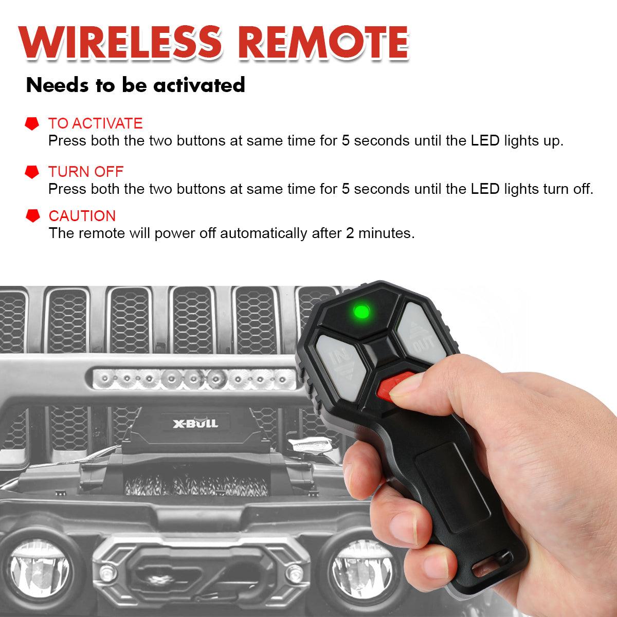 Buy X-BULL 2x Wireless Winch Remote Control 12 Volt Handset Switch 150ft 4WD discounted | Products On Sale Australia