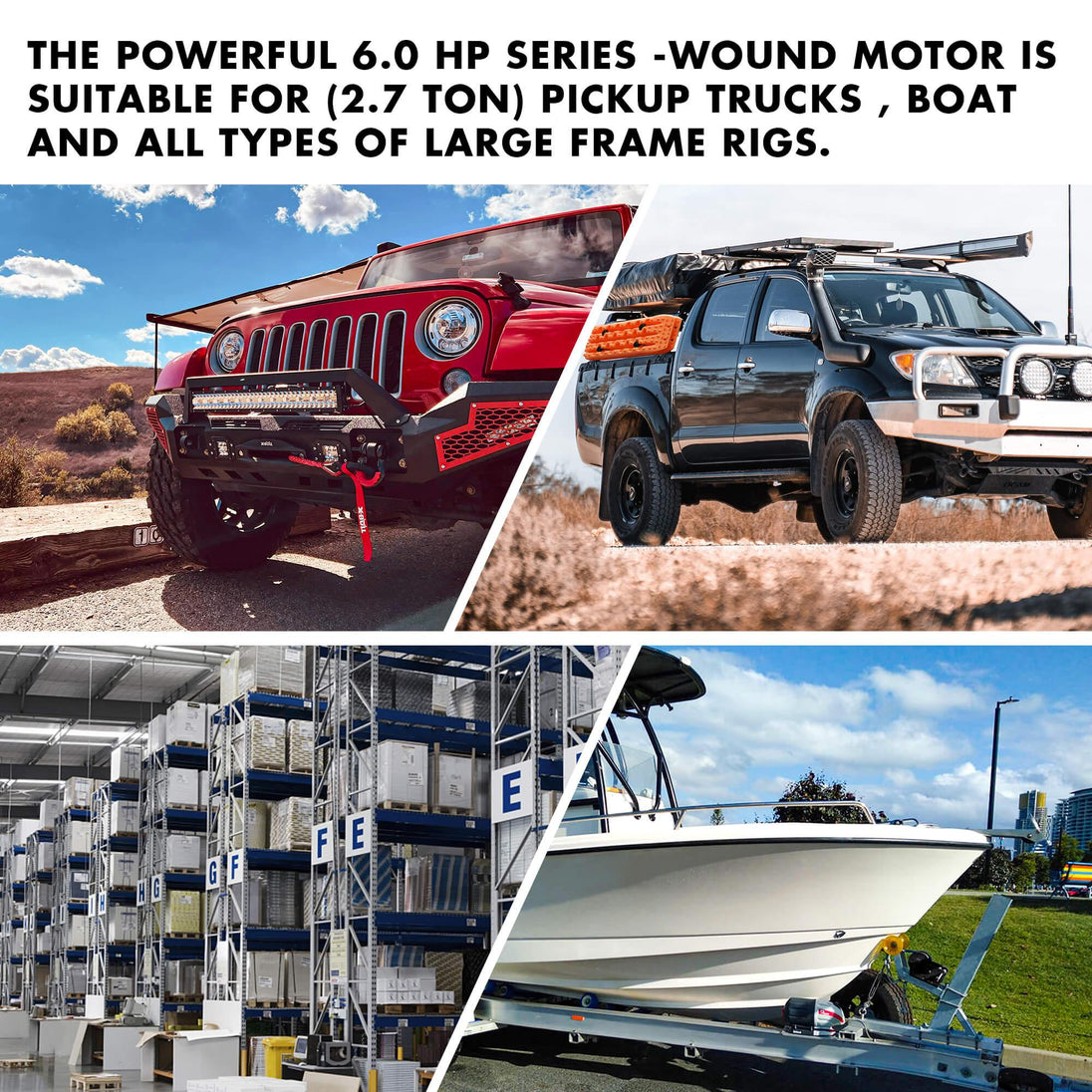 Buy X-BULL Electric Winch 12V 12000LBS Synthetic Rope Wireless remote 4WD 4X4 Car Trailer discounted | Products On Sale Australia