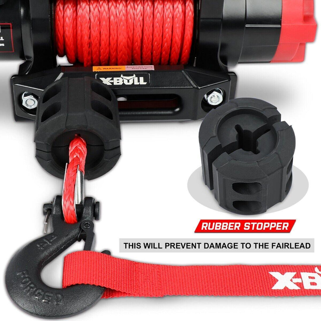Buy X-BULL Electric Winch 12V 6000LBS Synthetic Rope Wireless remote ATV UTV Boat Trailer 4WD | Products On Sale Australia