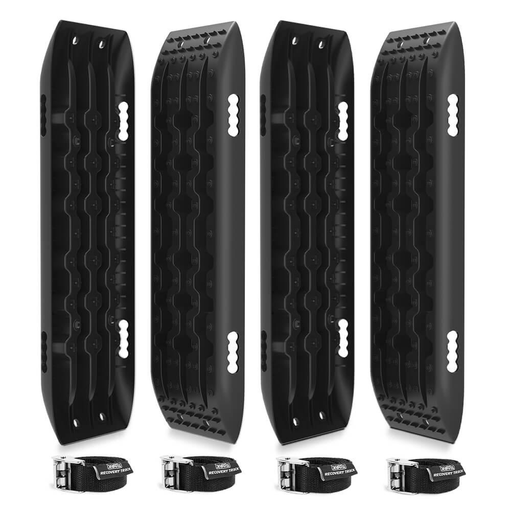 Buy X-BULL Recovery Tracks Gen 2.0 10T Sand Mud Snow 2 Pairs Offroad 4WD 4x4 2PC 91CM Black discounted | Products On Sale Australia