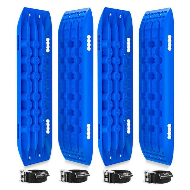 Buy X-BULL Recovery Tracks Gen 2.0 10T Sand Mud Snow 2 Pairs Offroad 4WD 4x4 2PC 91CM Blue discounted | Products On Sale Australia