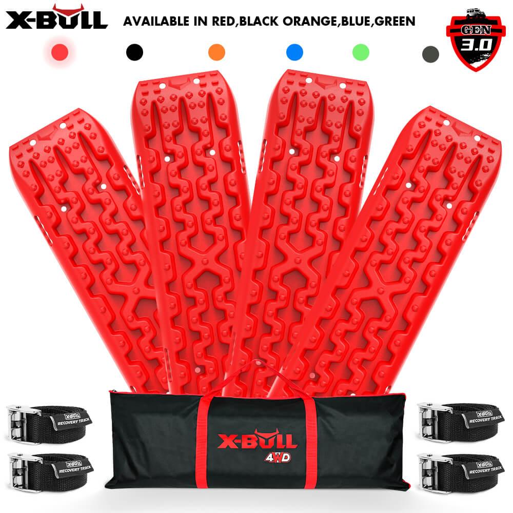 Buy X-BULL Recovery Tracks Gen 3.0 Sand Track Mud Snow 10T 2 Pairs 4PC 4WD 4X4 Red discounted | Products On Sale Australia