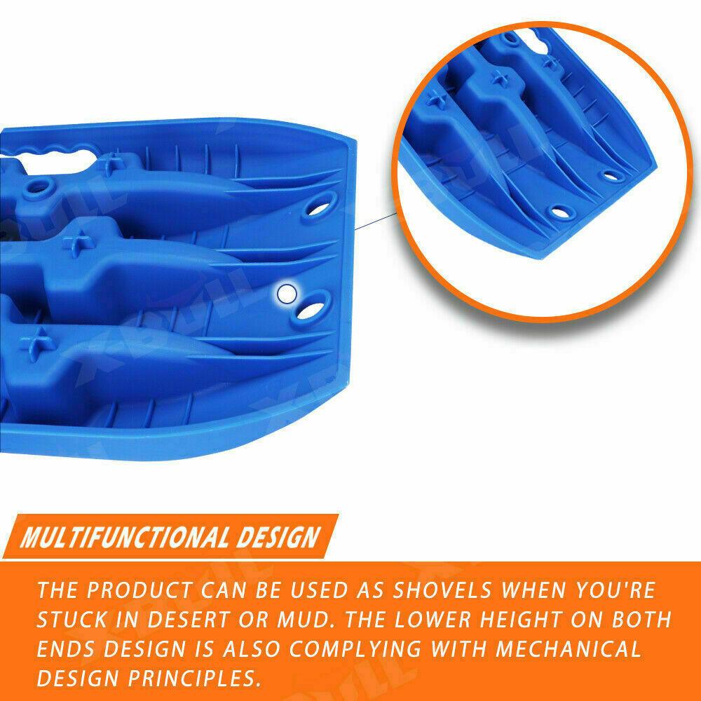 Buy X-BULL Recovery tracks Mud Snow / Sand tracks / Grass 4X4 Caravan 2pairs 4WD Gen 3.0 - Blue discounted | Products On Sale Australia