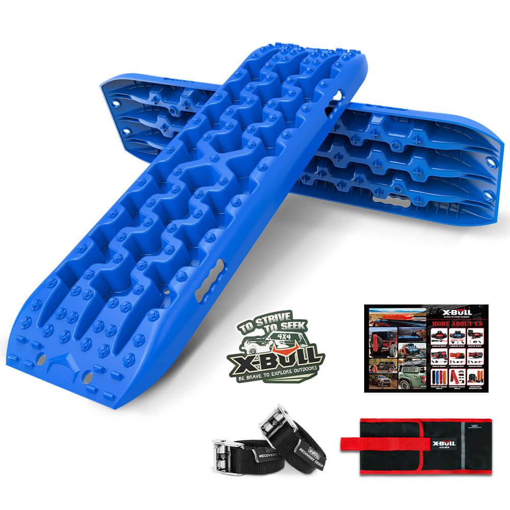 Buy X-BULL Recovery tracks Mud Snow / Sand tracks / Grass 4X4 Caravan 2pcs 4WD Gen 3.0 - Blue discounted | Products On Sale Australia