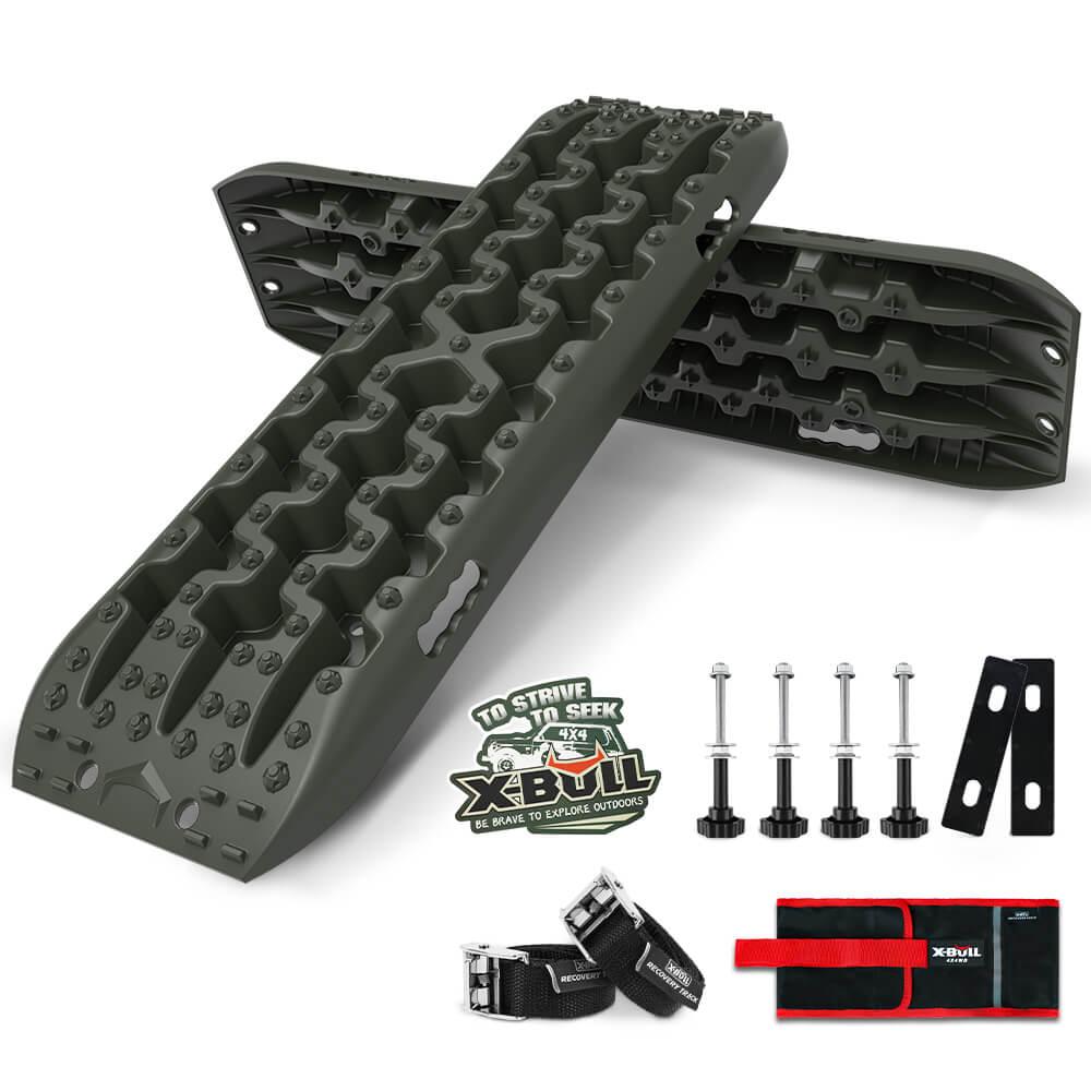 Buy X-BULL Recovery tracks Sand tracks KIT Carry bag mounting pin Sand/Snow/Mud 10T 4WD-OLIVE Gen3.0 discounted | Products On Sale Australia