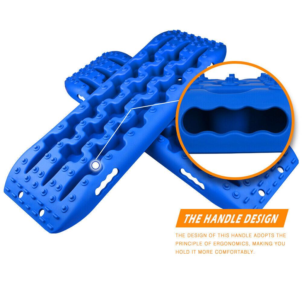 Buy X-BULL Recovery tracks Sand Trucks Offroad With 4PCS Mounting Pins 4WDGen 2.0 - blue discounted | Products On Sale Australia