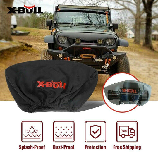 Buy X-BULL Winch Cover Waterproof fits 8000-17000LBS Winch Dust Cover Soft 4X4 discounted | Products On Sale Australia