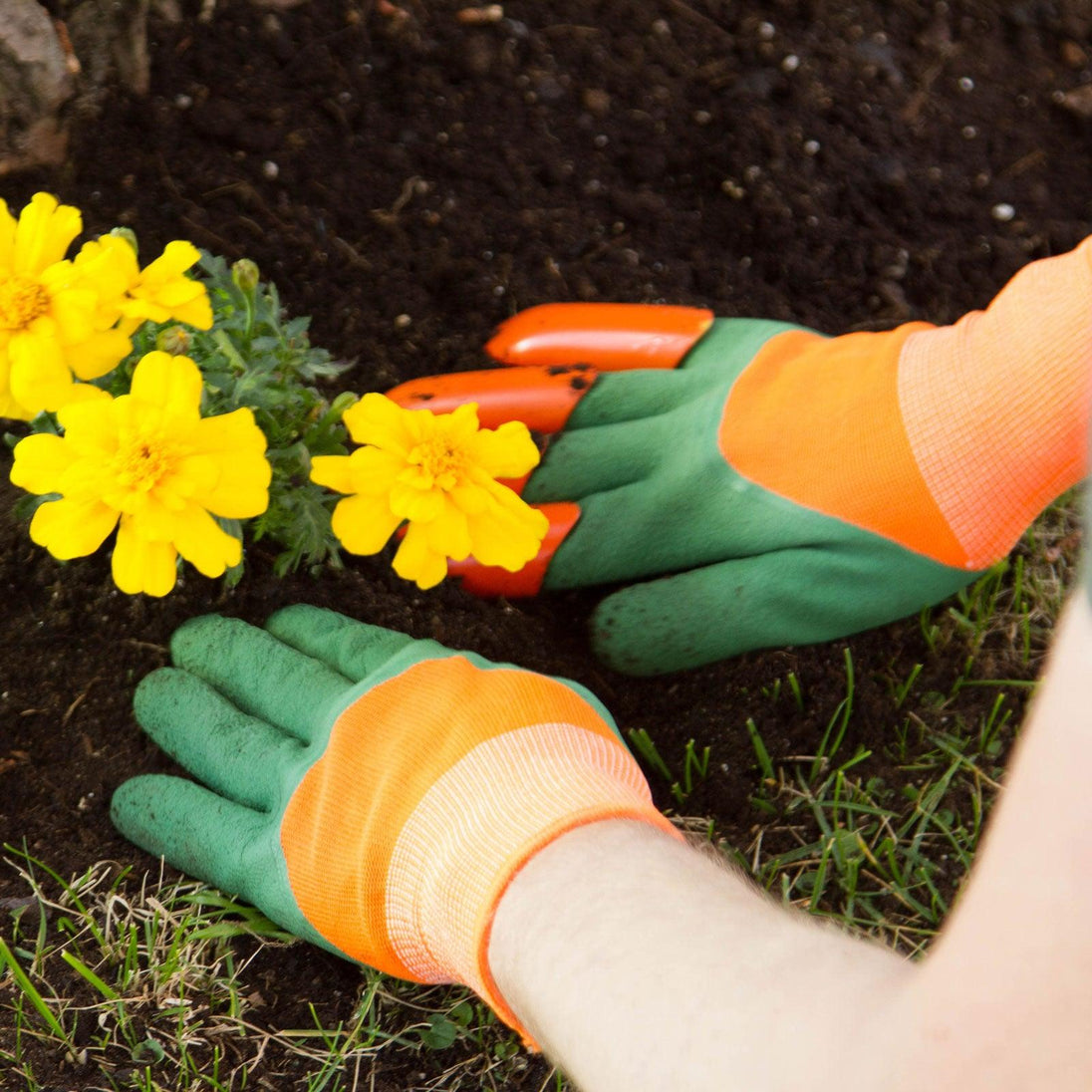 Buy Yard Hands Garden Gloves All in One Garden and Gloves discounted | Products On Sale Australia