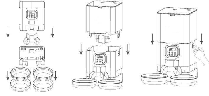 Buy YES4PETS 6L Automatic Digital Pet Dog Cat Feeder Double Food Bowl Dispenser discounted | Products On Sale Australia