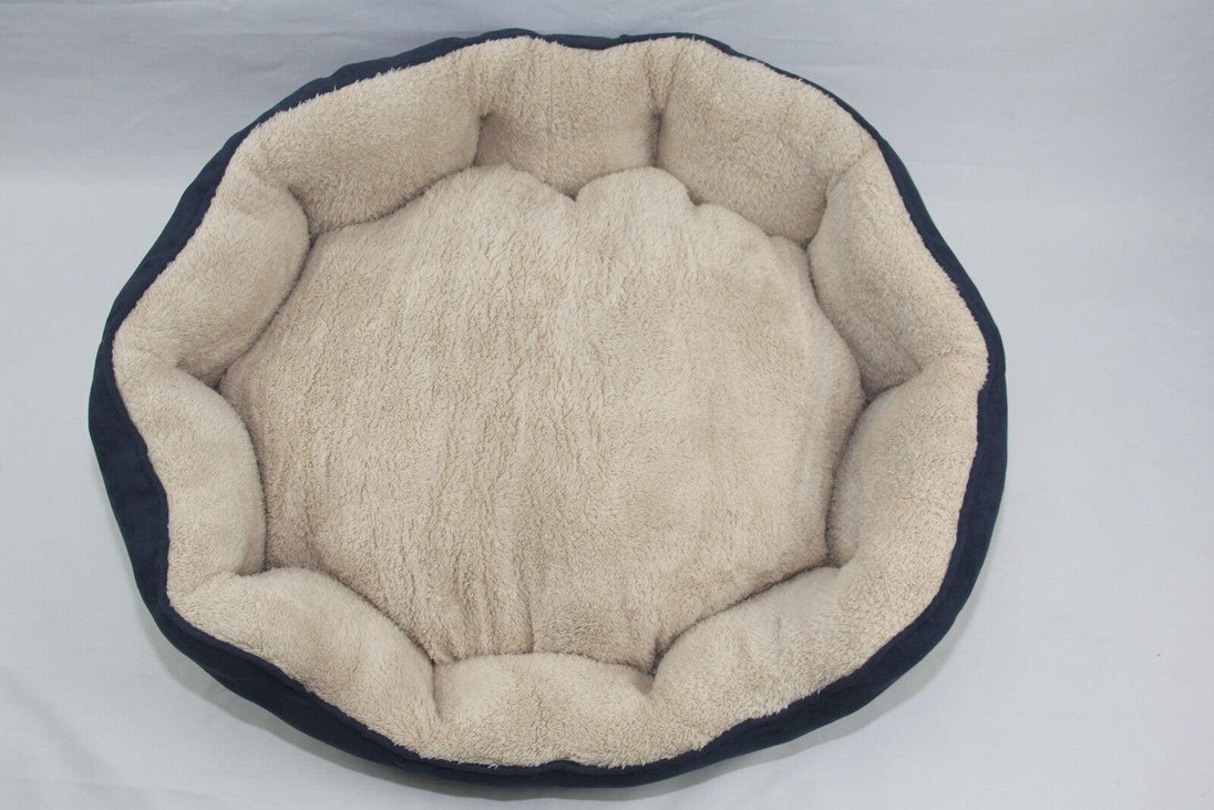 Buy YES4PETS Blue / Grey Washable Fleece Soft Pet Dog Puppy Cat Bed-Large discounted | Products On Sale Australia