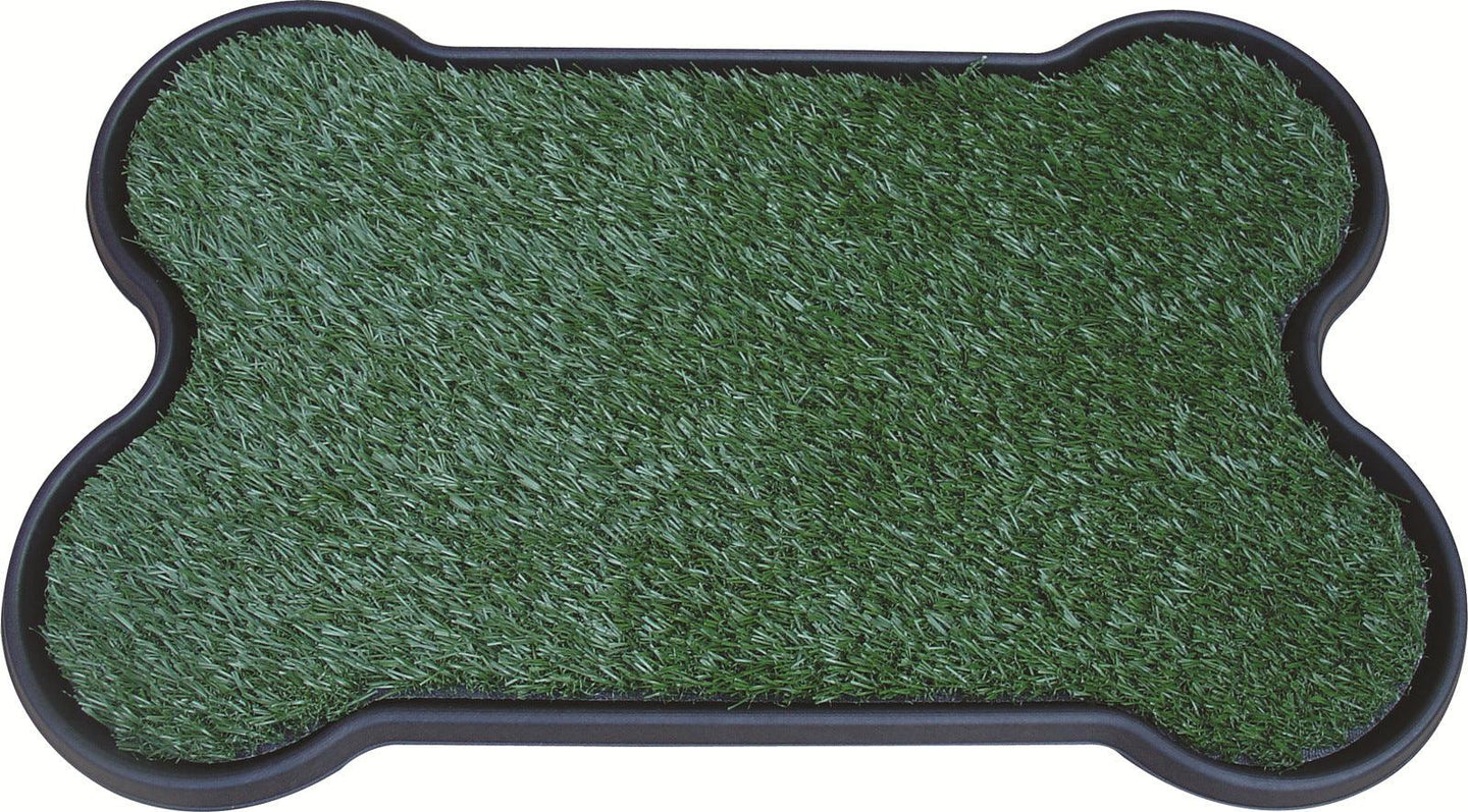 Buy YES4PETS Dog Puppy Toilet Grass Potty Training Mat Loo Pad Bone Shape Indoor discounted | Products On Sale Australia