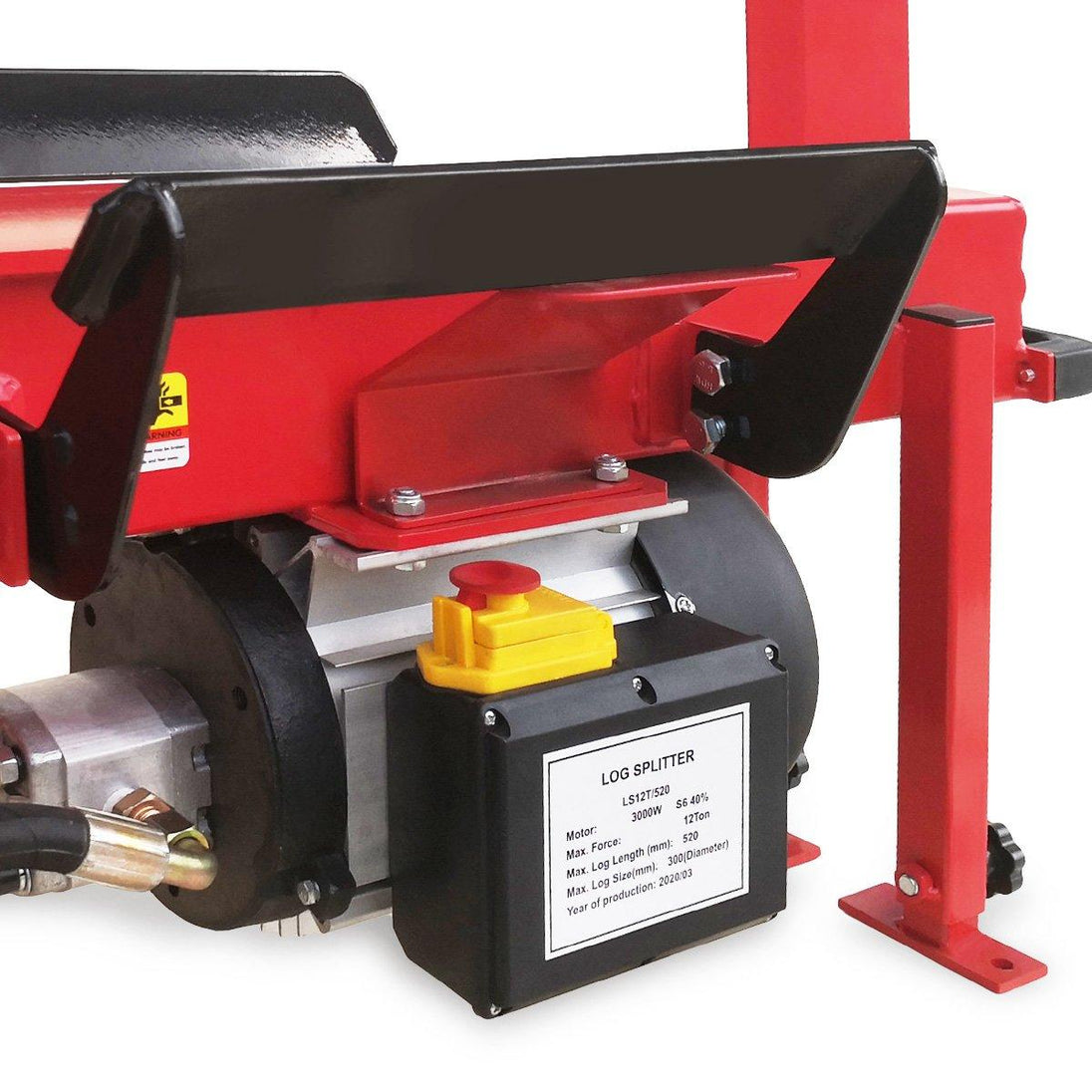 Buy Yukon 12 Ton Electric Hydraulic Log Splitter Wood Timber Firewood Block Cutter discounted | Products On Sale Australia