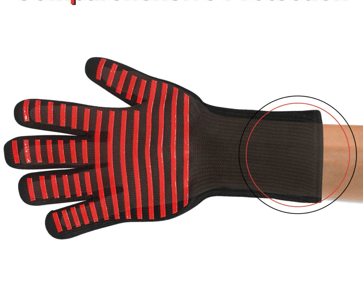 Buy 1 Pair Heat Proof Glove red discounted | Products On Sale Australia