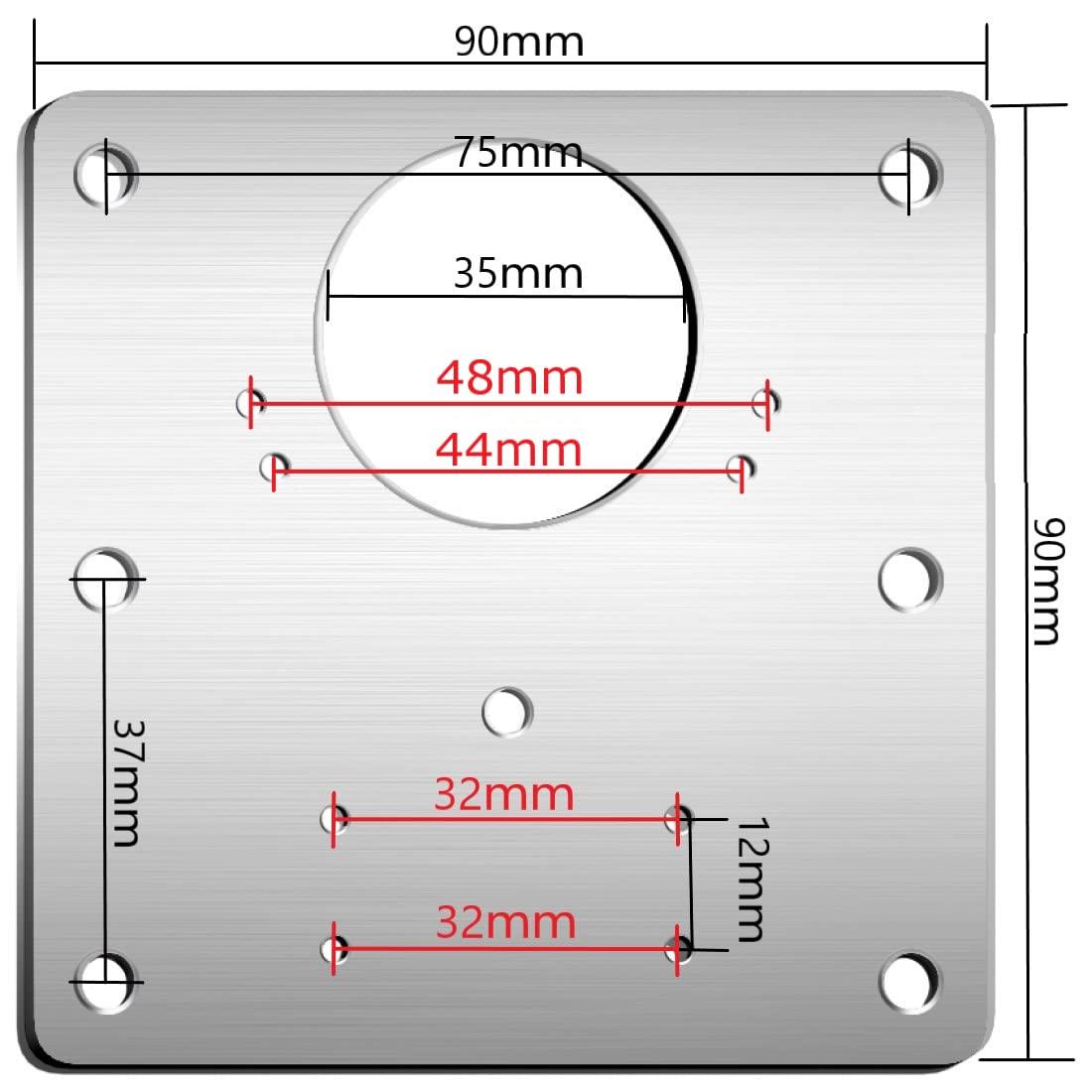 Buy 1 Pcs Kitchen Cupboard Door Cabinet Hinges Repair Plate Brackets Kit Fixing Screws discounted | Products On Sale Australia