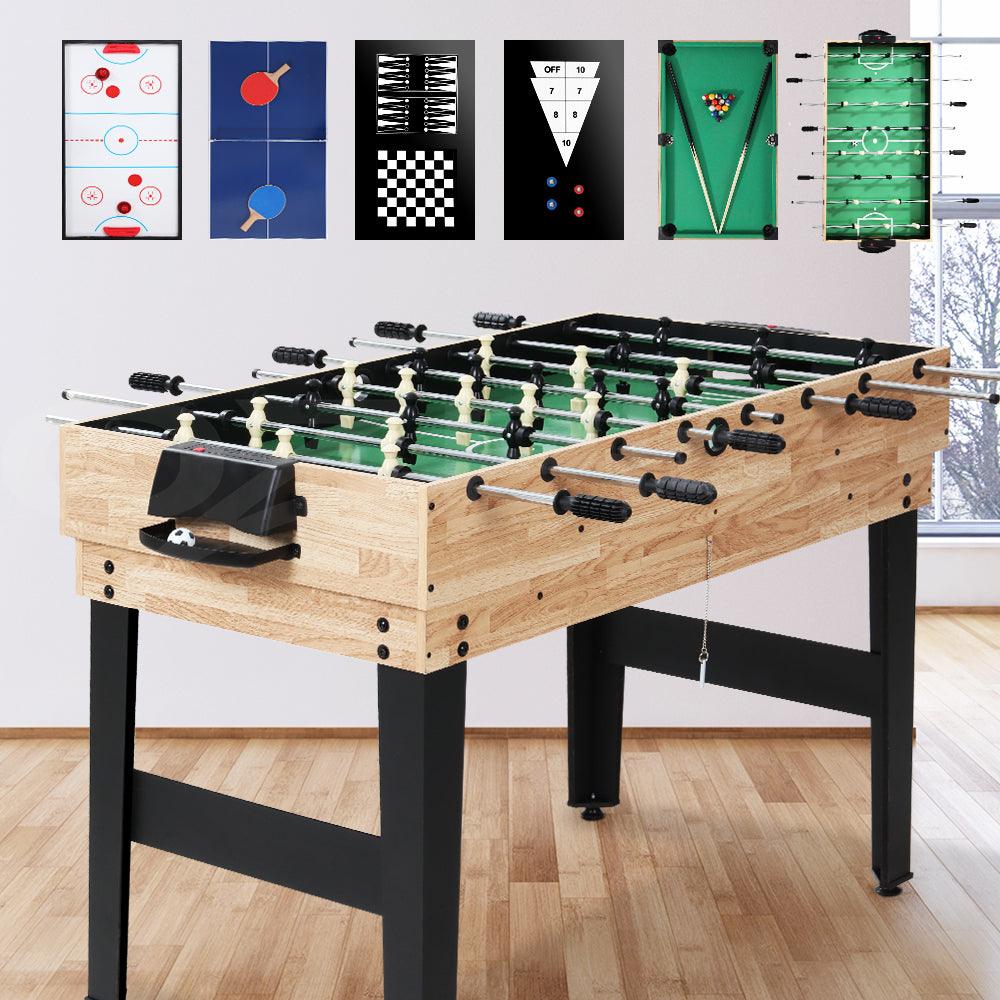 Buy 10-in-1 Games Table Soccer Foosball Pool Table Tennis Air Hockey Chess Cards discounted | Products On Sale Australia