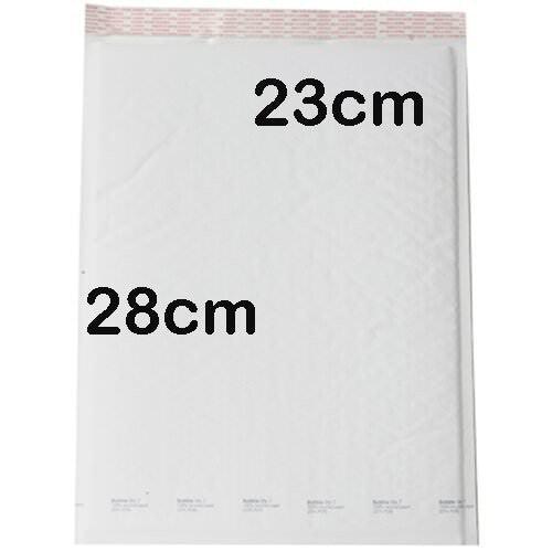 Buy 100 Piece Pack - 28 x 23cm White Bubble Padded Envelope Bag Post Courier Mailer Shipping Safe Fragile Self Seal discounted | Products On Sale Australia