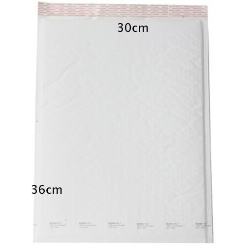 Buy 100 Piece Pack -360x300mm White Bubble Padded Bag Post Courier Shipping Mailer Envelope discounted | Products On Sale Australia