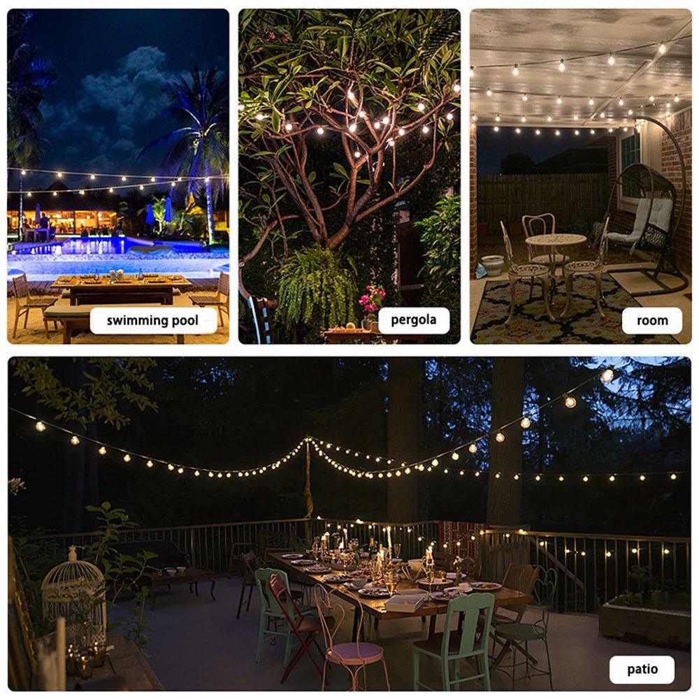 Buy 100M Festoon String Lights Kits Christmas Wedding Party Waterproof outdoor discounted | Products On Sale Australia