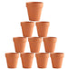 Buy 10x 5cm Flower Pot Pots Clay Ceramic Plant Drain Hole Succulent Cactus Nursery Planter discounted | Products On Sale Australia