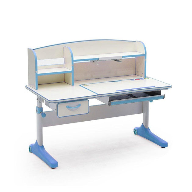 Buy 120cm Height Adjustable Children Kids Ergonomic Study Desk Blue AU discounted | Products On Sale Australia