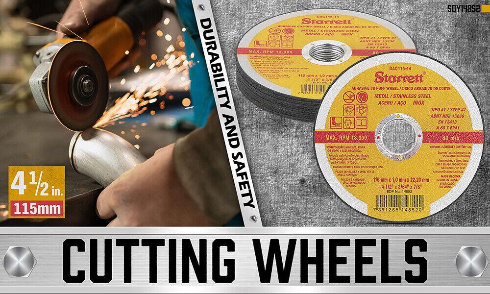 Buy 12x 4.5inch 115mm Angle Grinder Cutting Discs Thin Cut Off Wheel Steel Stainless discounted | Products On Sale Australia