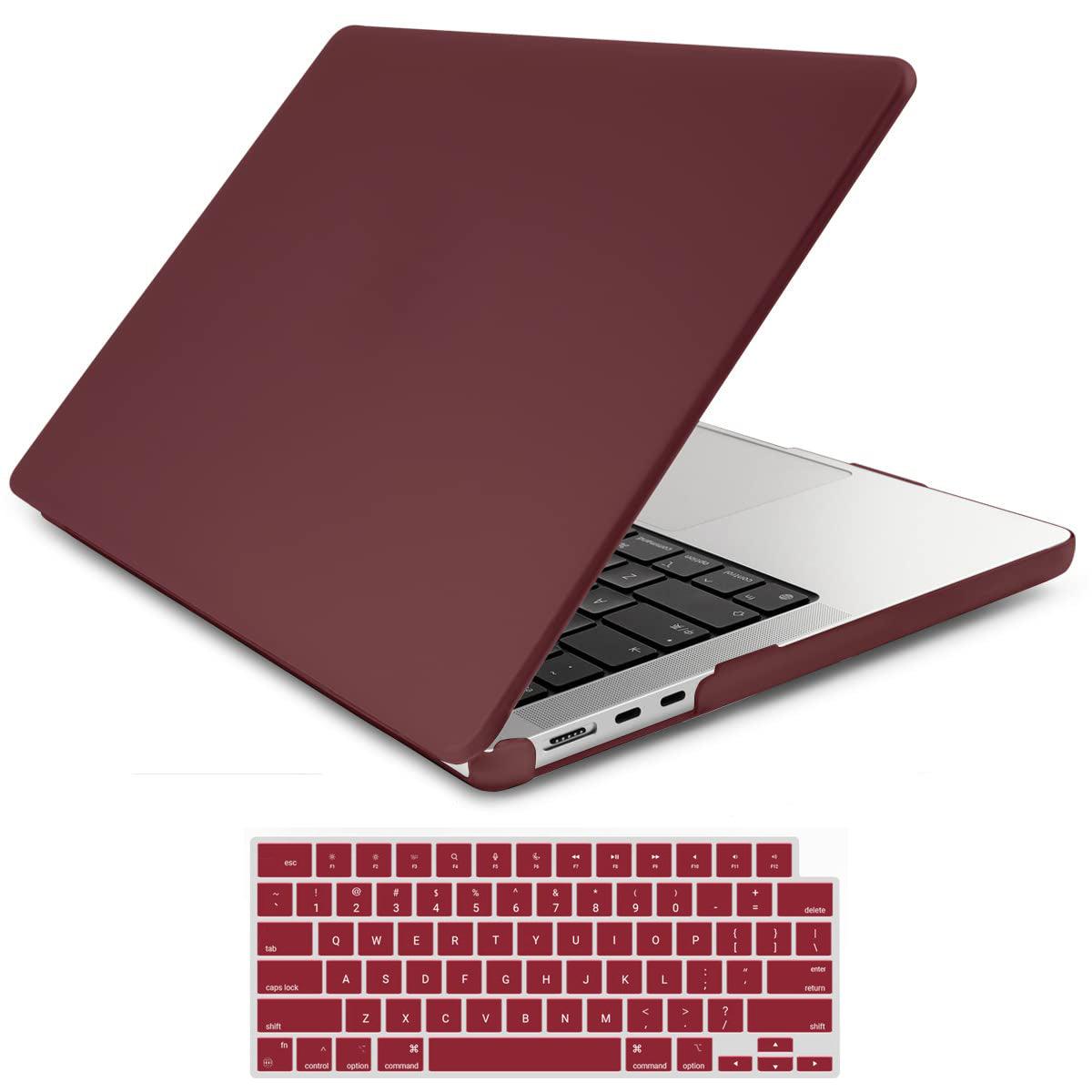 Buy 15 inch Air 2023 MacBook Air Matte Case A2941 M2 Chip Hard Shell Case Keyboard Cover Wine Red discounted | Products On Sale Australia