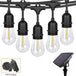 Buy 15M Solar Festoon String Lights Kits Globe Outdoor Christmas Party Garden discounted | Products On Sale Australia