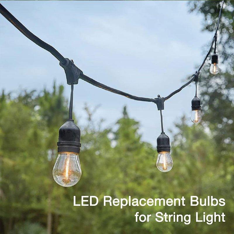 Buy 15M Solar Festoon String Lights Kits Globe Outdoor Christmas Party Garden discounted | Products On Sale Australia