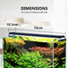 Buy 18W Aquarium Blue White LED Light for Tank 75-95cm discounted | Products On Sale Australia