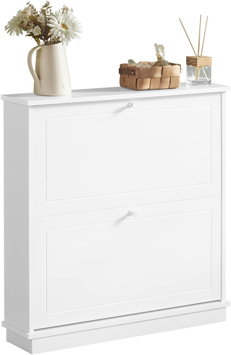 Buy 2 Drawer Shoe Cabinet Storage Unit discounted | Products On Sale Australia