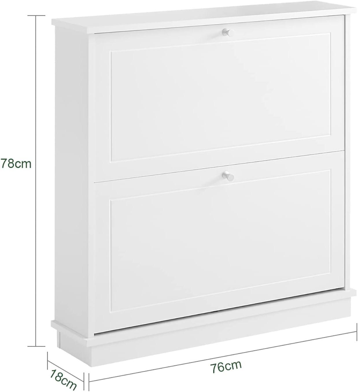 Buy 2 Drawer Shoe Cabinet Storage Unit discounted | Products On Sale Australia