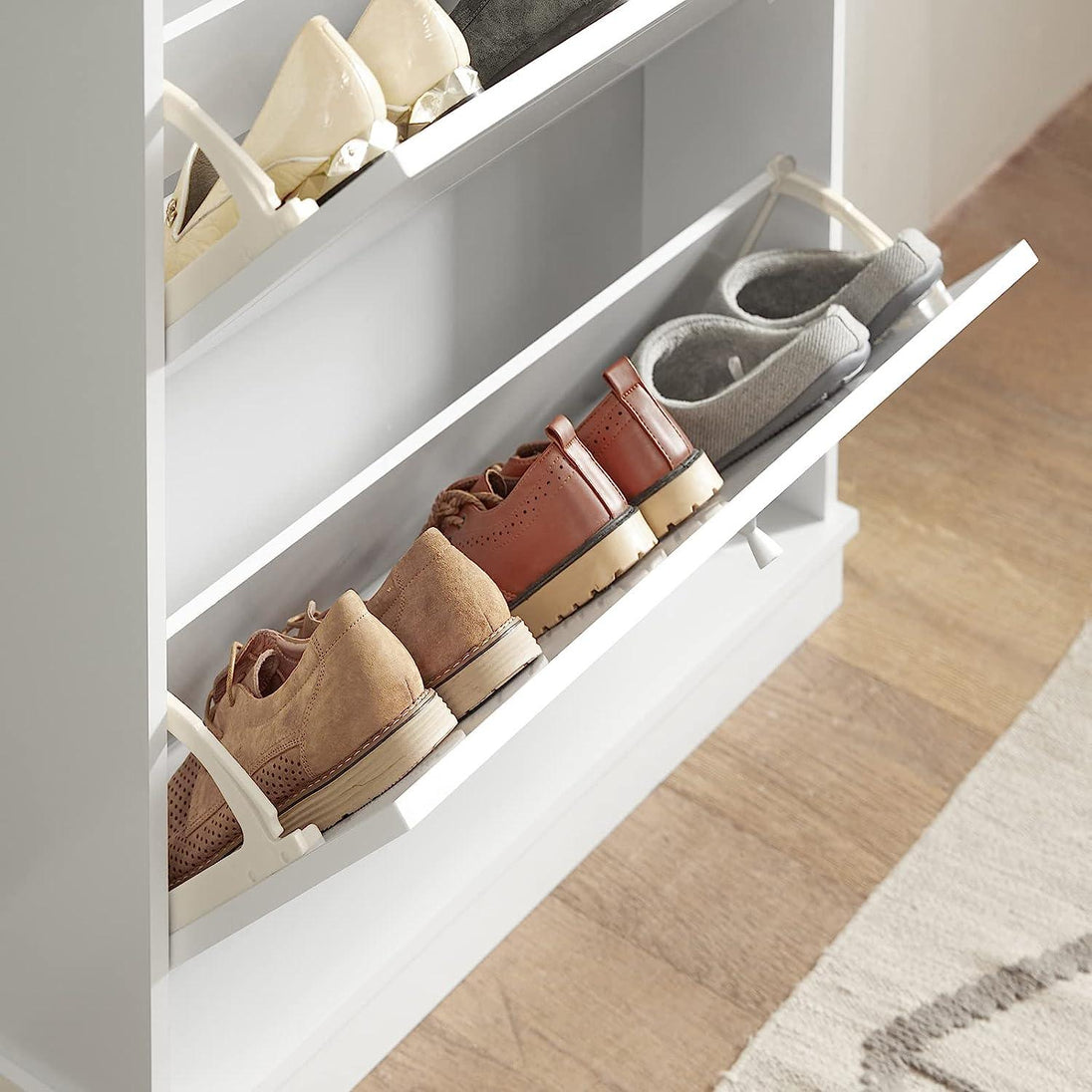 Buy 2 Drawer Shoe Cabinet Storage Unit discounted | Products On Sale Australia