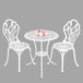 Buy 2 Seater Dominique Cast Aluminium Bistro Set discounted | Products On Sale Australia