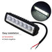 Buy 2 x 6inch 18W LED Work Light Bar Driving Lamp Flood Truck Offroad MINING UTE 4WD discounted | Products On Sale Australia