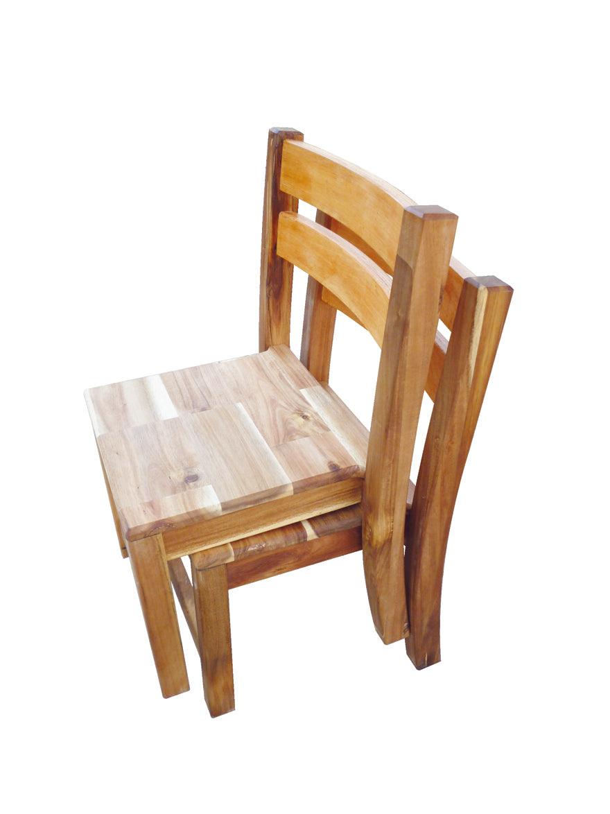 Buy 2 x Acacia Stacking Chair discounted | Products On Sale Australia