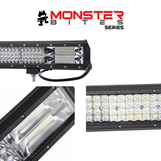 Buy 20 inch Philips LED Light Bar Quad Row Combo Beam 4x4 Work Driving Lamp 4wd discounted | Products On Sale Australia